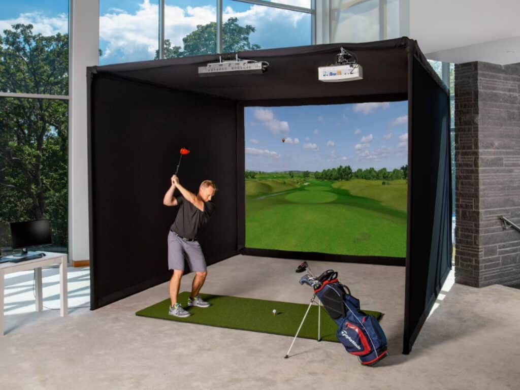 How Heavy Do Side Curtains Need to Be in A Golf Simulator?