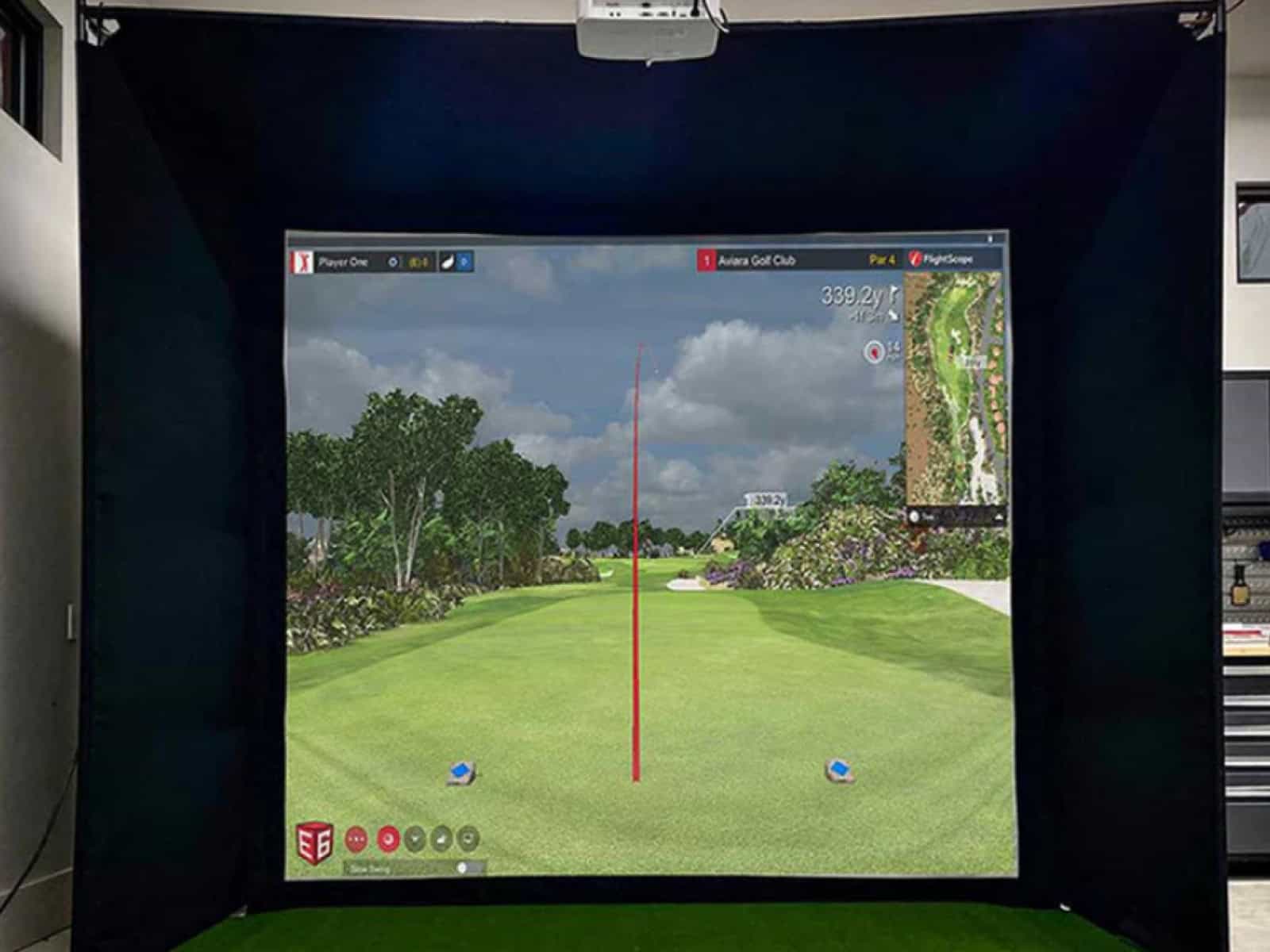 golf simulators and launch monitors that can work without constant