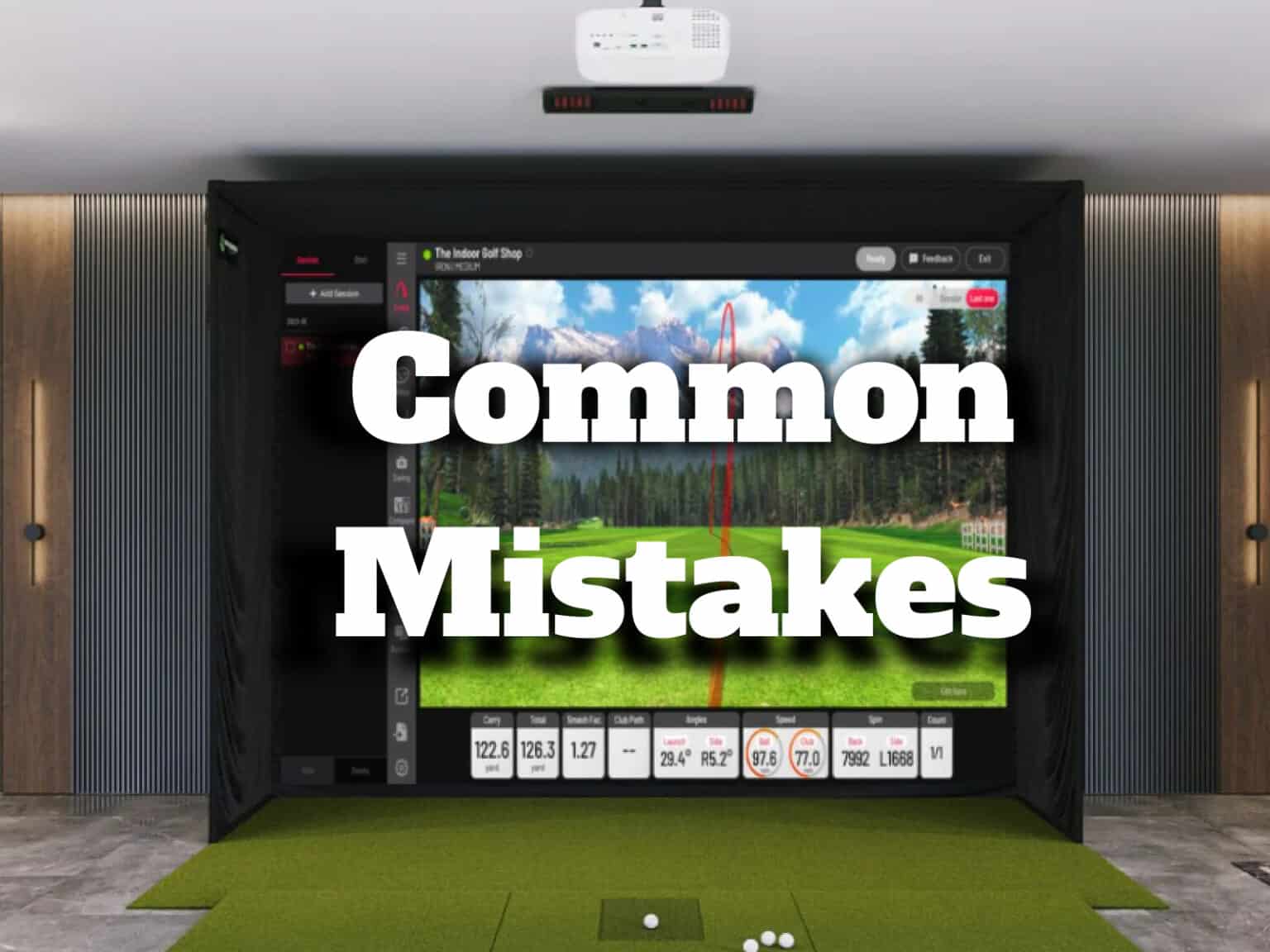 14+ Common Golf Simulators Mistakes and How to Avoid Them