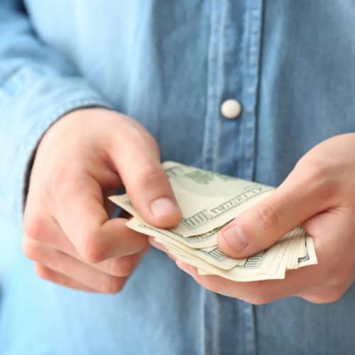 counting money