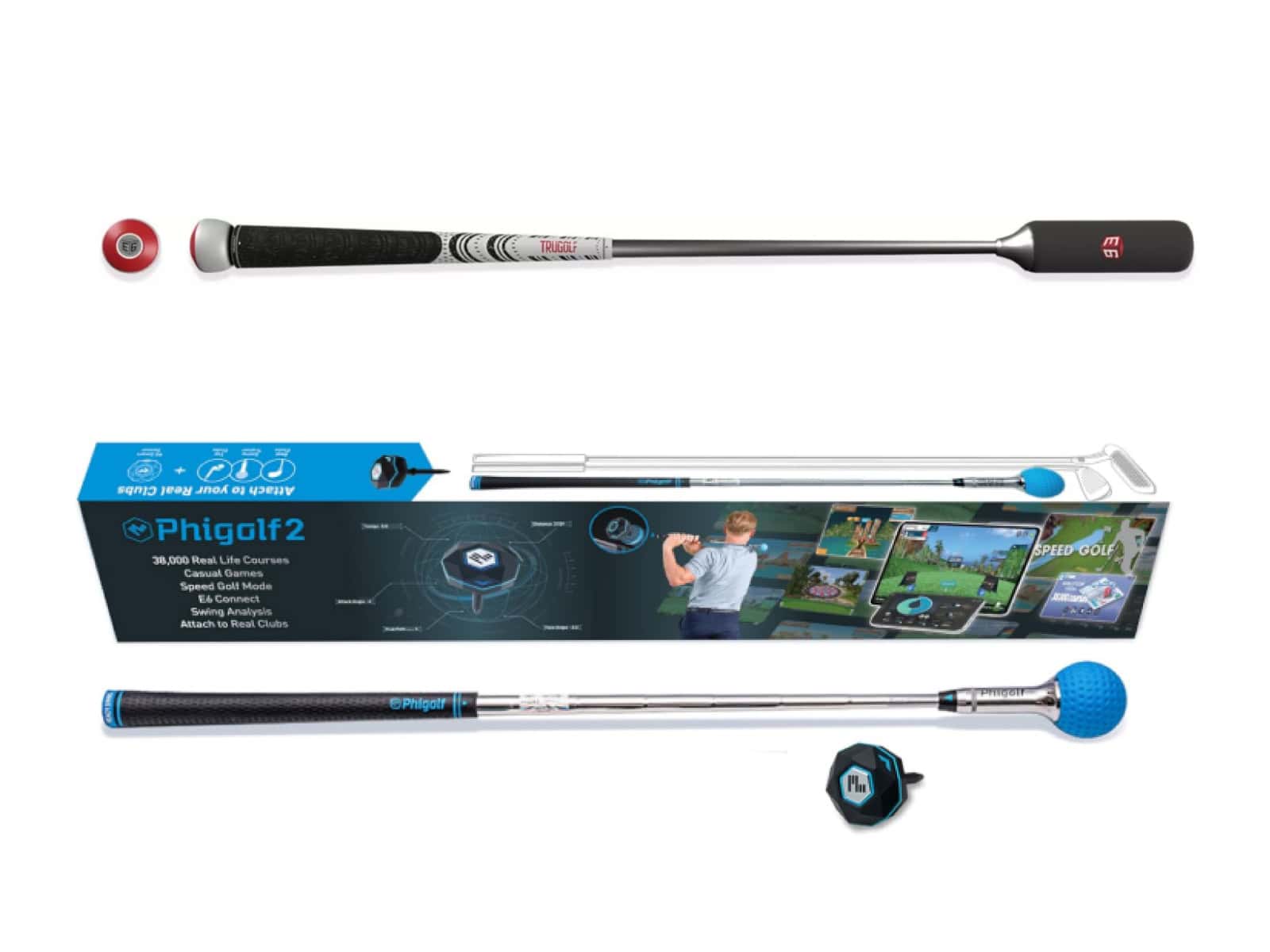 trugolf mini vs. phigolf 2