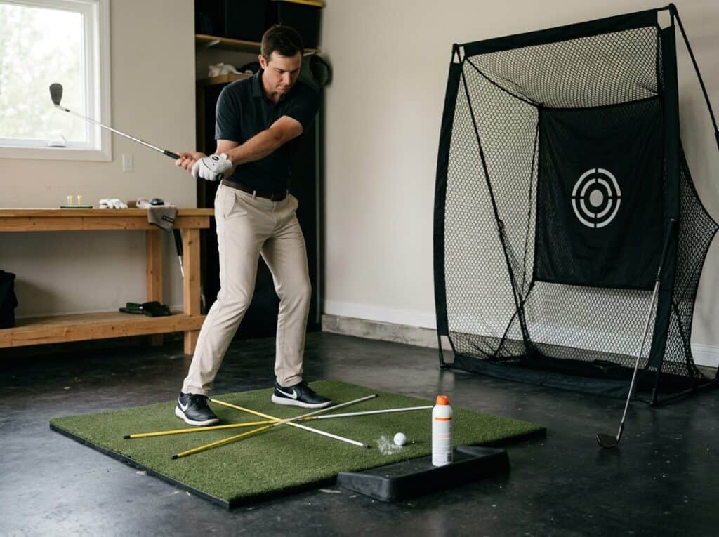 How to Improve Your Swing with Golf Practice Net Drills