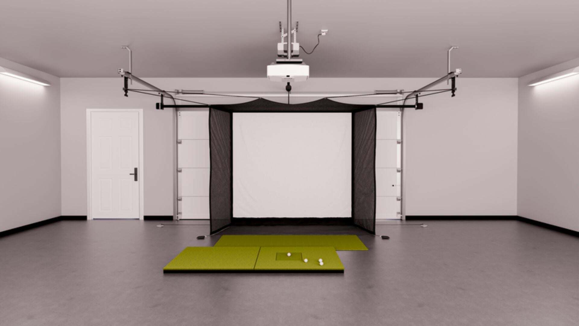 Rapsodo MLM2PRO Garage Golf Simulator Package